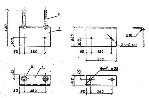 Чертеж оголовка ОГ-7 Чертеж оголовка ОГ-7