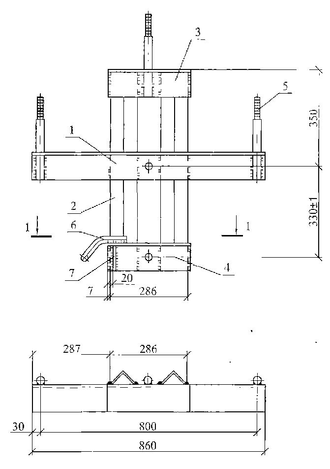 Чертеж траверсы ТМ-105 Чертеж траверсы ТМ-105