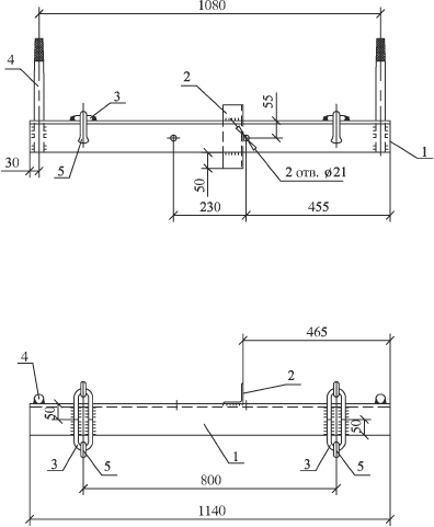 Чертеж траверсы ТМ-59 Чертеж траверсы ТМ-59