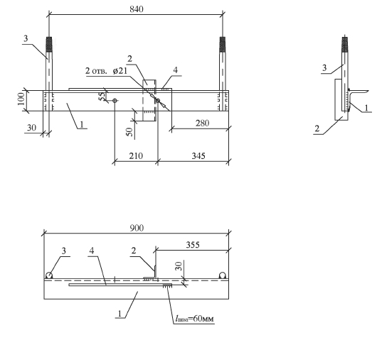 ТМ-74 траверстерінің сызбасы ТМ-74 траверстерінің сызбасы