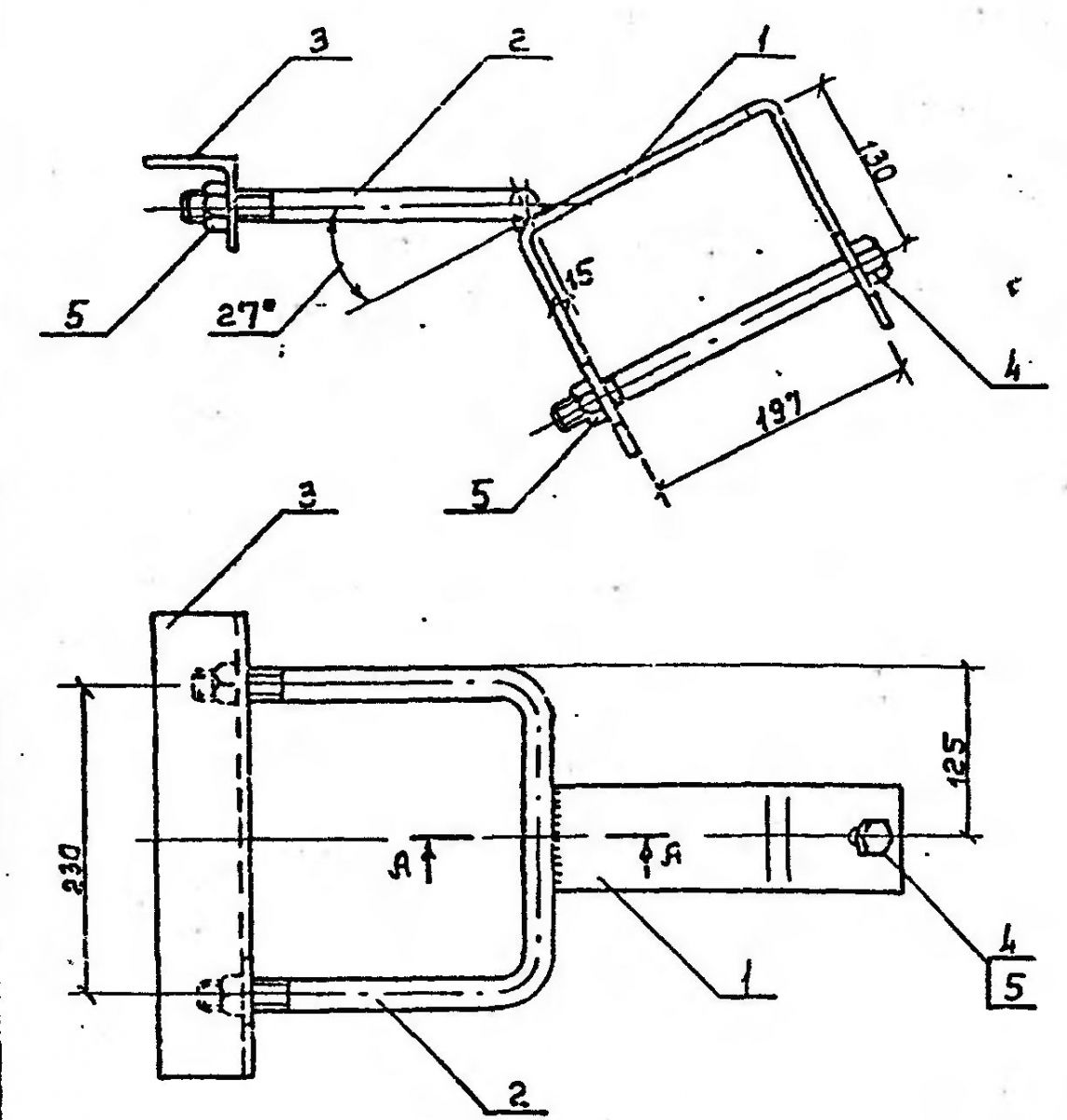 У-1 бекіту торабының сызбасы У-1 бекіту торабының сызбасы
