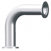 Угловые удлиненные патрубки (колено) с фланцами KF (NW) под 90 градусов